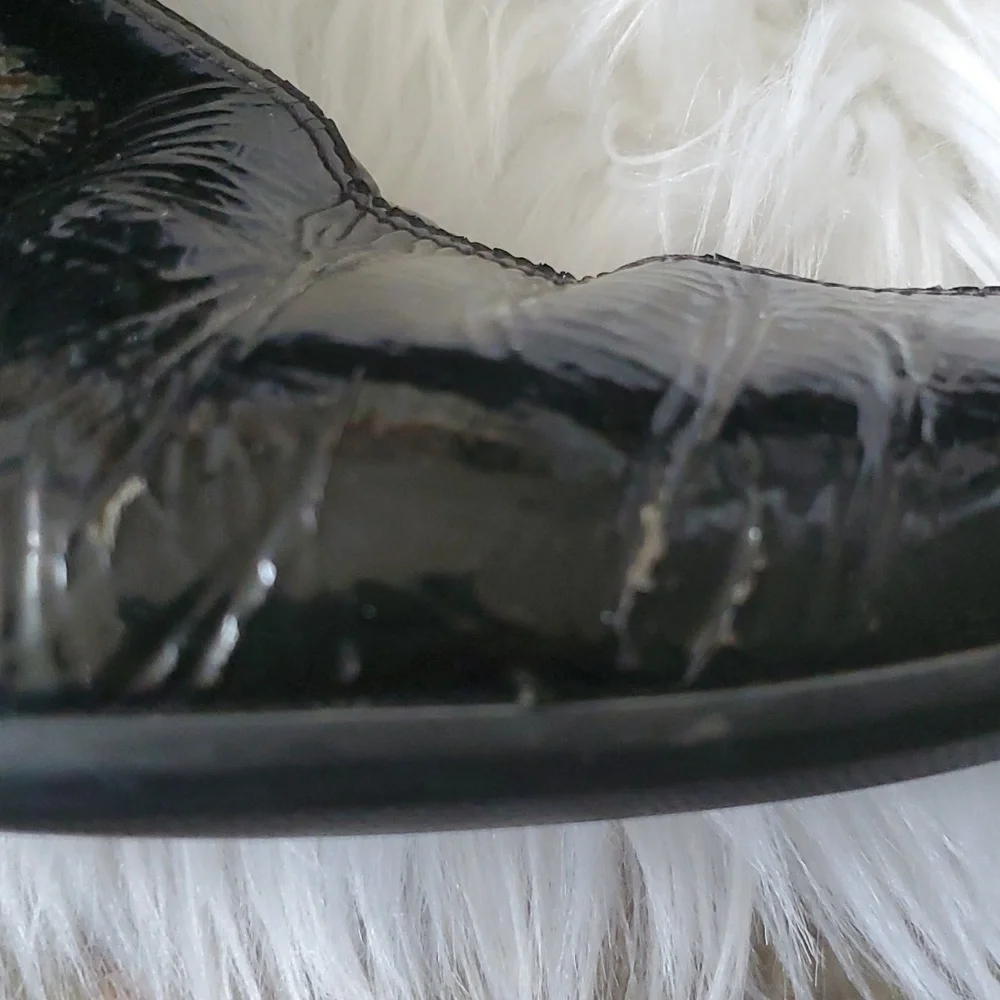 Prada patent leather slipon ankle shoes size 9 - Picture 10 of 17